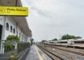 Merasa Spesial saat Saya Naik dan Turun KA Jayakarta di Stasiun Walikukun Ngawi (Dokumen pribadi penulis).