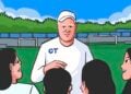 Coach Timo Scheunemann: Jangan Buat Anak-anak Trauma dengan Sepak Bola. (Ega Fansuri/Mojok.co)