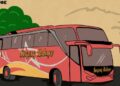 Bus Sugeng Rahayu untuk perjalanan dari Surabaya ke Jogja. MOJOK.CO